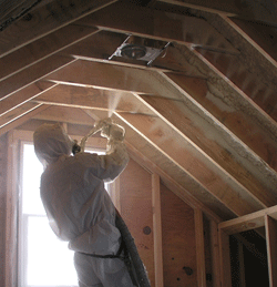 WV attic spray foam insulation